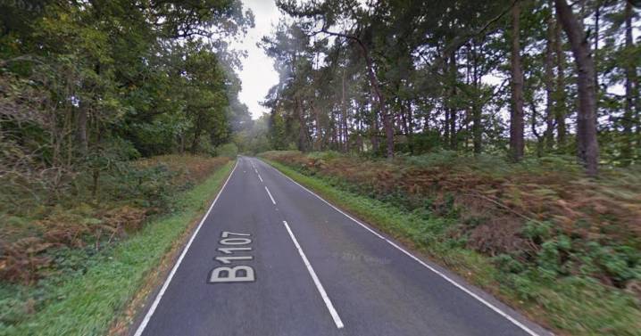 The B1107 near Brandon remains closed 10 hours after crash
