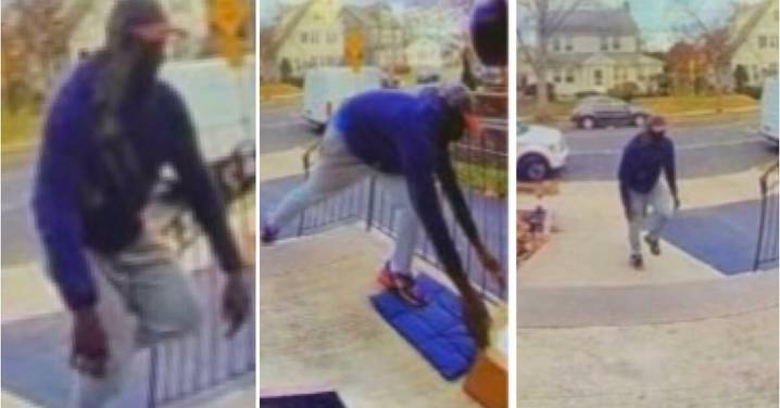 Theft Suspect Wanted for Stealing Package in Newark