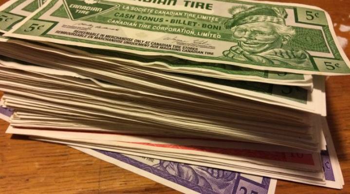 Local Couple Not Nearly as Rich as Huge Wad of Canadian Tire Money Suggests