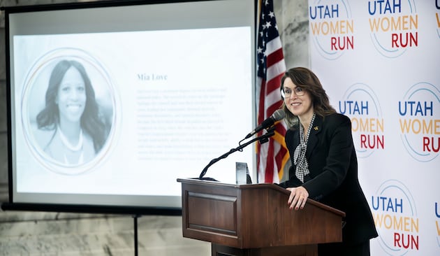 Late Rep. Mia Love honored with Martha Hughes Cannon Award