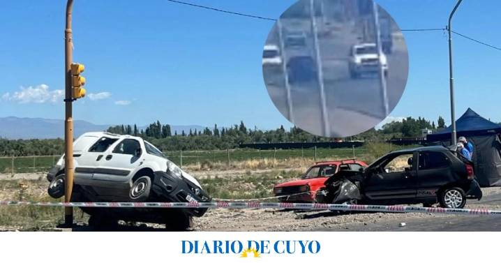 [VIDEO] El instante previo al choque fatal en Ruta 40 y Calle 9 que terminó con la vida de un verdulero