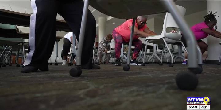 John B. Amos Cancer Center offers free chair yoga for patients