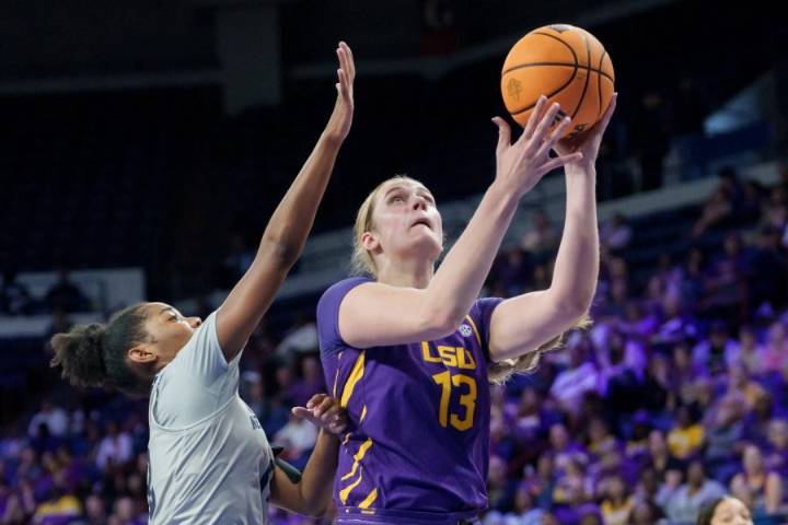 Kate Koval has career-high 22 points in No. 5 LSU’s 126