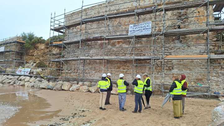BETILO visita las obras de las murallas de Santa Catalina