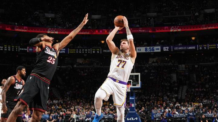 Watch highlights of the Lakers’ 112-108 win over the 76ers – NBC Bay Area