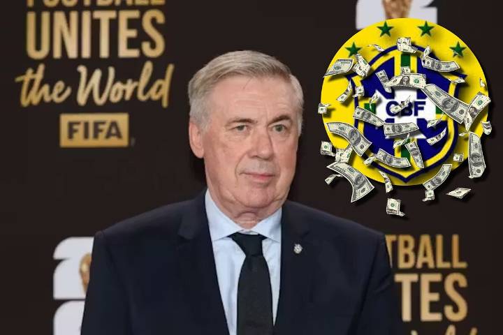 Brasil en camino a convertir a Ancelotti en el DT mejor pagado del mundo renovándolo hasta el 2030