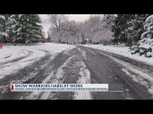 Clearing secondary roads now a priority for snowplows