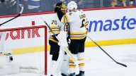 Bruins lose Viktor Arvidsson to injury after getting Charlie McAvoy back