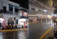 Bajo la tormenta peregrinaron con fe los vallartenses, no se detuvo la tradición