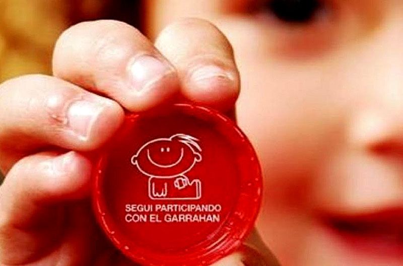 Bomberos y Garrahan cierran el año reciclando