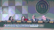 'I am here to serve a notice of intent to be recalled': 2 KHSD board members face potential recall vote