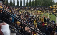 La familia Aurinegra vivió su fiesta en las tribunas