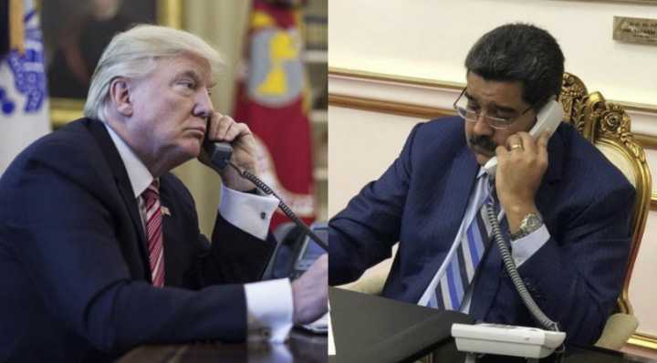 Trump confirma que habló con Maduro: "Fue una llamada telefónica”
