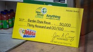 New Jersey's $90 million Mega Millions winner claims jackpot
