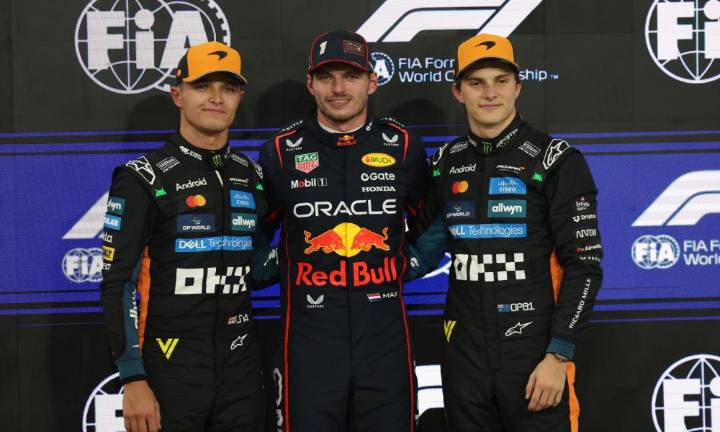 Verstappen saldrá primero en Abu Dabi, por delante de los McLaren de Norris y Piastri