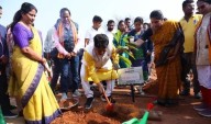Bhubaneswar Plants Over 1K Saplings At Sainik School Transit Shelter In Major Green Drive