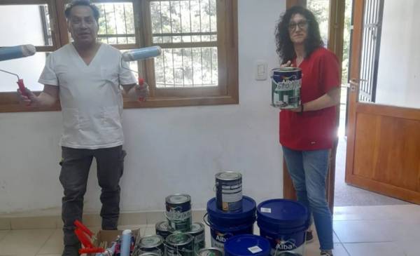 CAPS del barrio Bella Vista recibió pintura para reacondicionar espacios