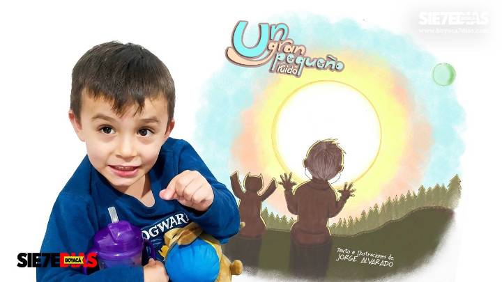 Ingeniero boyacense creó un libro álbum ilustrado para financiar la educación de su hijo, un niño con hipoacusia: el proyecto está en preventa