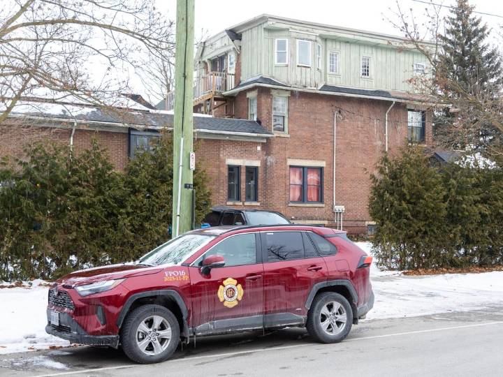 Greek letters removed from London frat house where fire injured 6