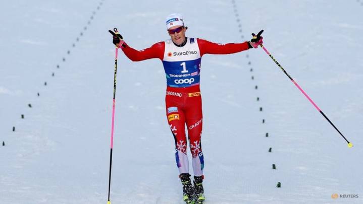 Cross-country skiing-Norwegian skier Klaebo achieves 100th World Cup win