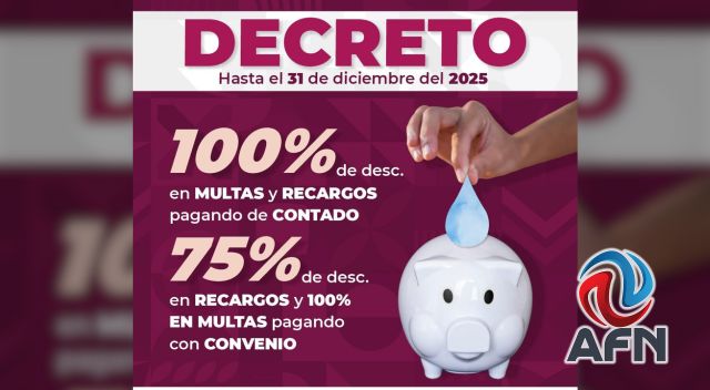 Invitan a aprovechar condonación de multas y recargos por adeudos de agua en BC