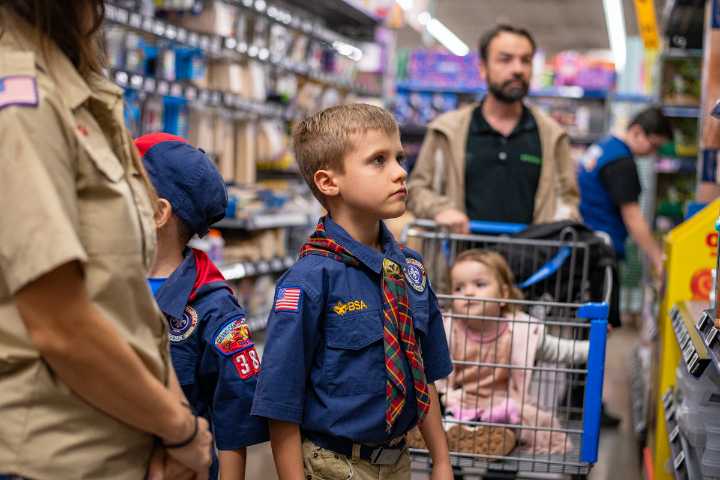 Cub Scouts deliver Christmas cheer during Walmart Angel Tree blitz