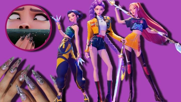 6 diseños de uñas inspirados en Las Guerreras K-Pop para lucir unas manos hermosas en Navidad y Año Nuevo