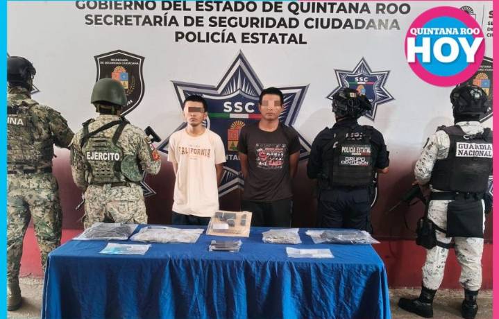 Detienen a dos hombres por presuntos delitos contra la salud