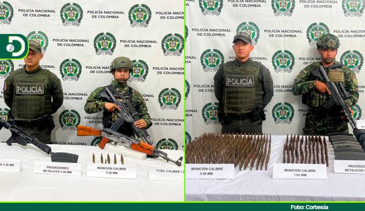 Clan del Golfo pierde importante arsenal tras operativo de la Fuerza Pública en Antioquia