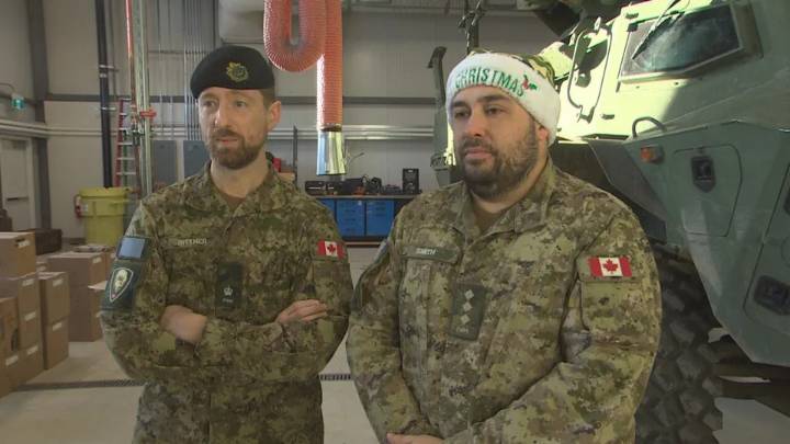 Army reservists deliver Christmas hampers to families in Winnipeg's North End