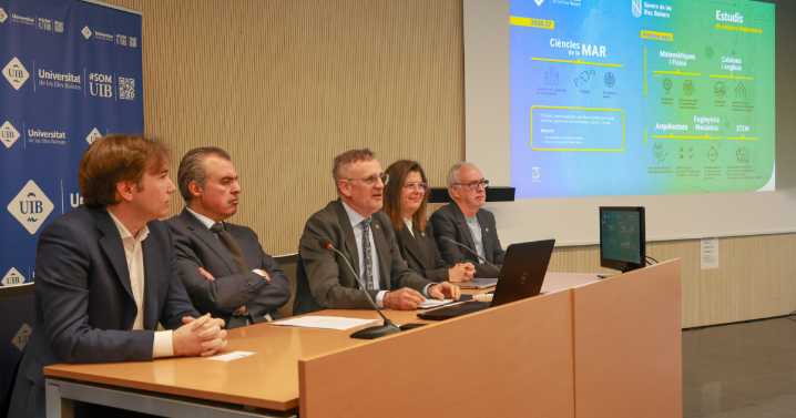 La UIB impartirá Ciències de la Mar a partir del próximo curso 2026-27 y más adelante implantará Arquitectura