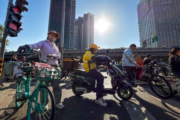 Vida de un repartidor en China