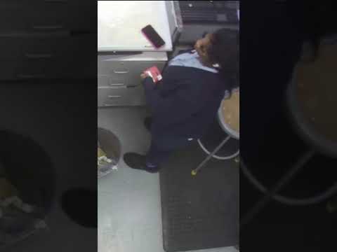 Postal worker Grinch caught on camera stealing Christmas gift cards from LI post office #shorts