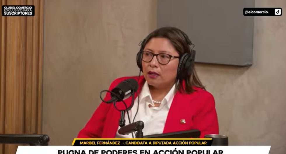Candidata a diputada de Acción Popular sobre impugnación de Julio Chávez: “No está defendiendo la institucionalidad”