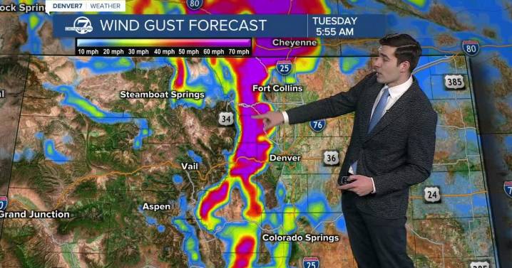 Warm and windy week ahead for Colorado!
