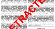 Roundup safety paper retracted