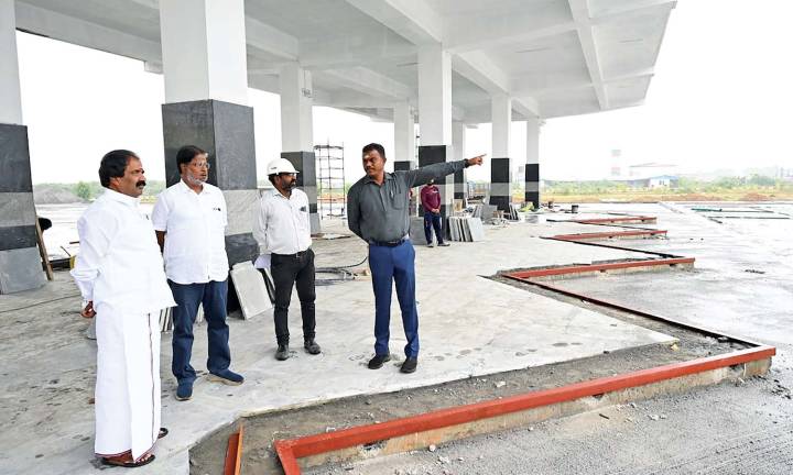 Panjapur IBT's omnibus terminus works on track, says Tiruchy Mayor