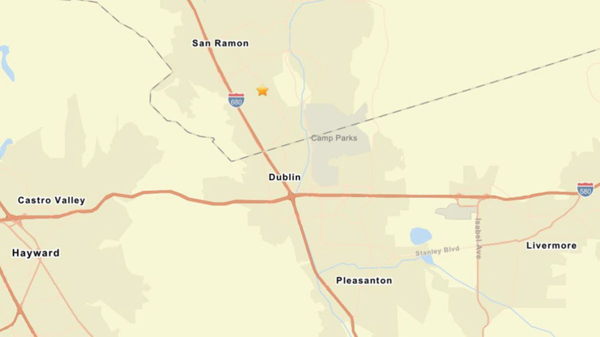 Multiple small earthquakes rumble near San Ramon