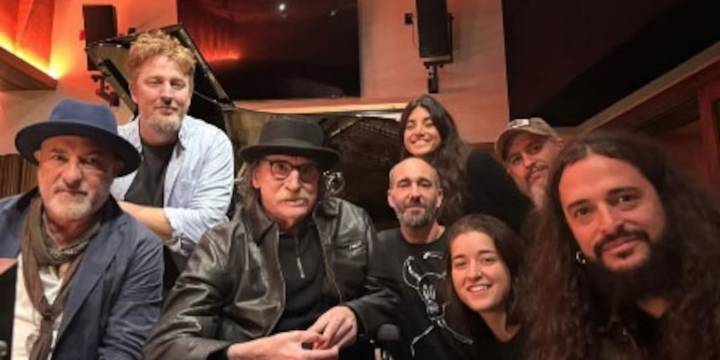 Charly García fue a grabar al estudio del Corcho Rodríguez