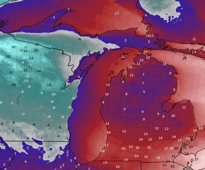 Michigan’s the ‘Banana Belt’ of the Great Lakes; It shows this weekend