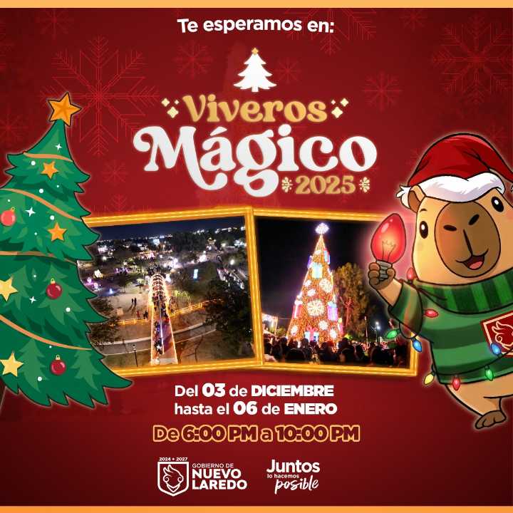 VIVERO MÁGICO 2025 DEL 03 DE DICIEMBRE AL 06 DE ENERO