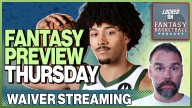 Fantasy Basketball Waiver Wire Streaming For Thursday