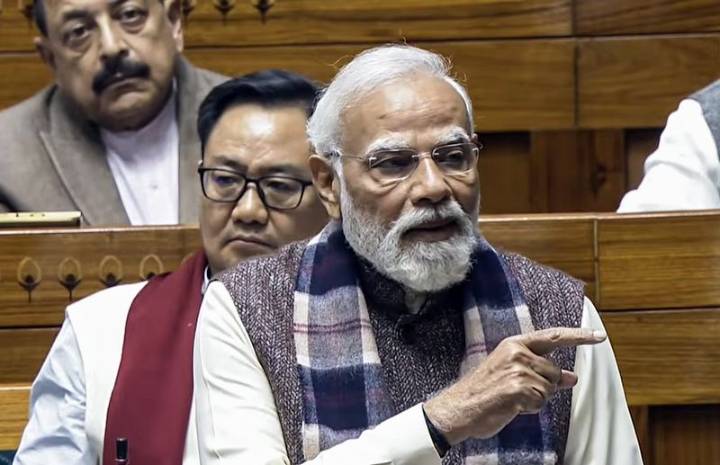 Nehru compromised on Vande Mataram to appease Muslim League: Modi in Parl