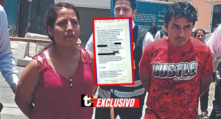 ‘Papita’ y ‘Chacal’ pedían cupo a bodeguera en Ate con estos aterradores mensajes: “Si no colaboras te vas al cielo” Mujer y su cómplice, de banda ‘Los Salsas’, le enviaban mensajes y amenazaban con c