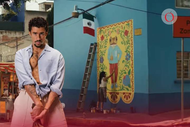 ¡ES FALSO! Mural de “Concho” de Bad Bunny en CDMX nunca existió