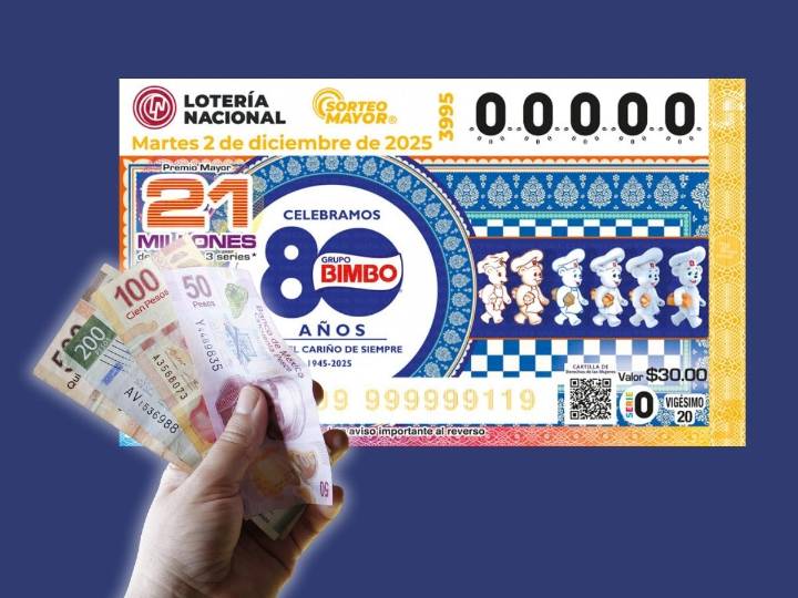 Lotería Nacional: Resultados del Sorteo Mayor 3995 del 2 de diciembre de 2025