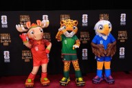 Photos of the FIFA World Cup draw for the 2026 soccer tournament