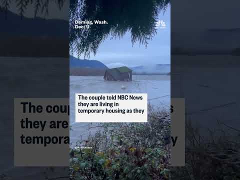 River carries off Washington couple's home