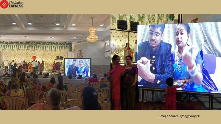 ‘Are we audible?’: Newlywed techie couple attends reception online after IndiGo cancels flights