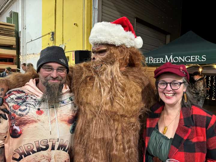 This Portland holiday market has Sasquatch Santa and artisans greeting shoppers in a lumberyard